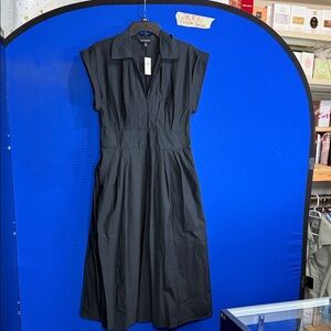 Banana Republic Elegant Black Midi Dress